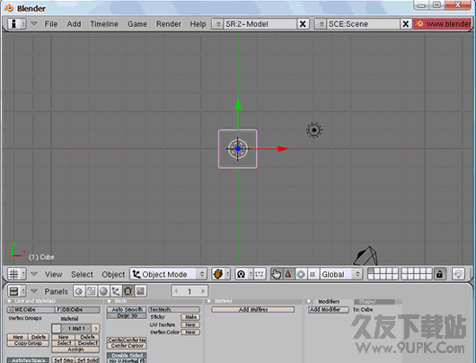 3D建模软件多边形画图做出动画 Blender v2.75a 英文官方安装版截图（1）