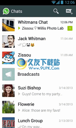 WhatsApp Messenger 2.12.361 安卓版截图（1）