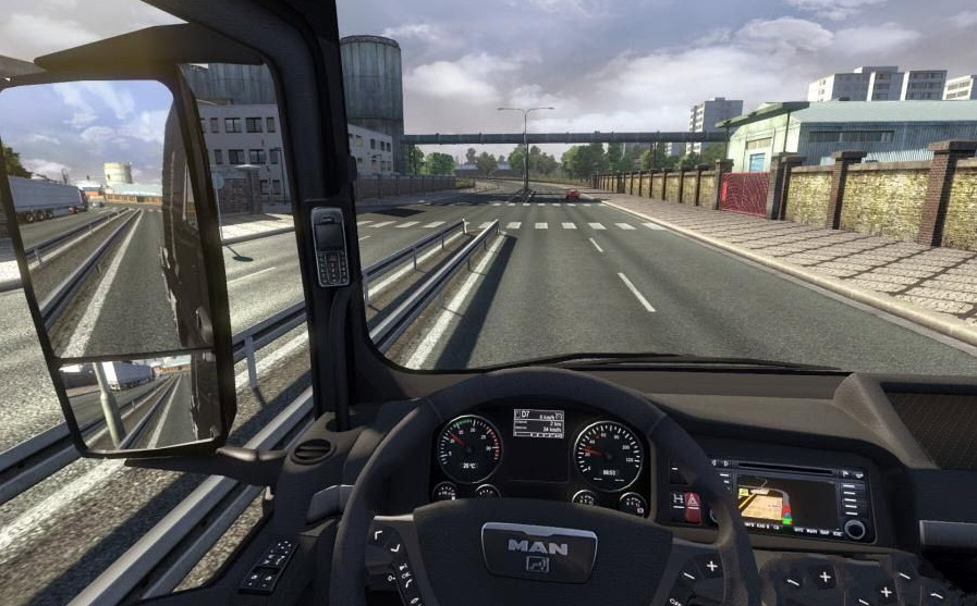 欧洲卡车模拟2无交通无罚款无伤害MOD 1.0 绿色版截图（1）