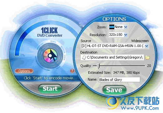 一键DVD Converter[iPod视频转换器] 3.1.0.2 破解版截图（1）