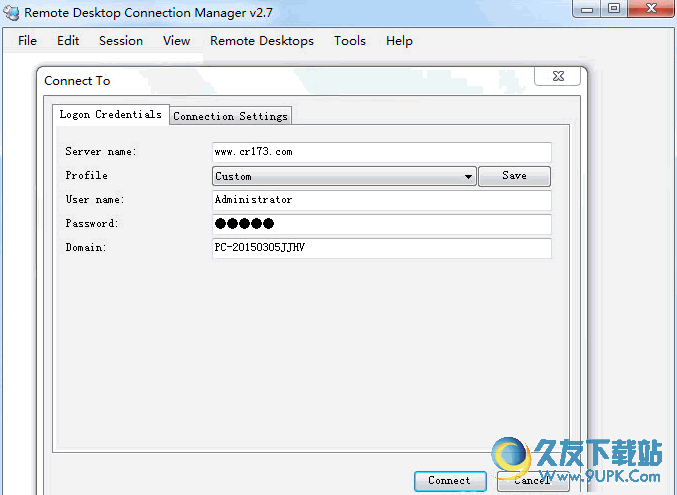 Remote Desktop Connection Manager[RDCMan远程桌面管理工具] v2.7 官方正式版