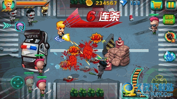 热血魂斗罗中文破解版 3.1 Android版截图（1）