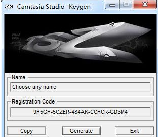 Camtasia Studio9注册机 1.1绿色版截图（1）