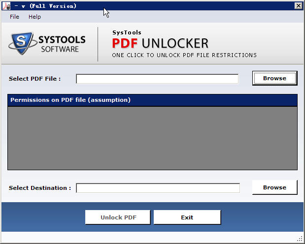 PDF Unlocker 4.0绿色汉化版截图（1）