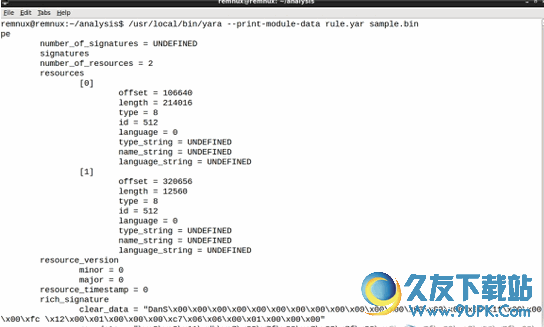 恶意代码检测分析工具YARA 3.4.1免费最新版截图（1）