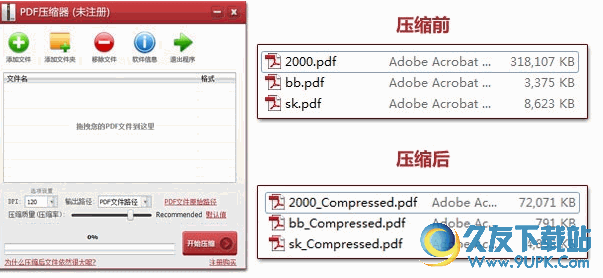 PDF压缩器 3.3.2绿色免安装版