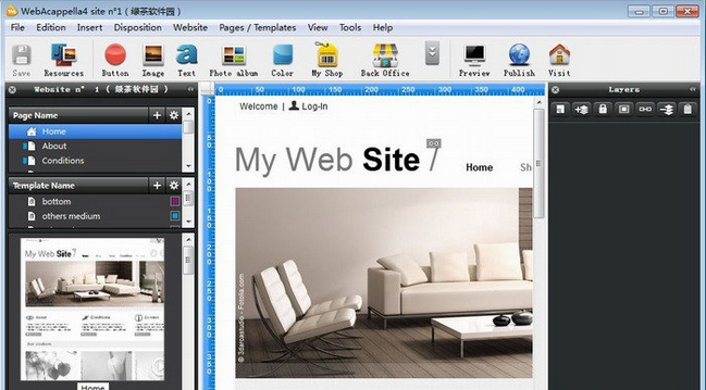 网页设计软件webacappella4 4.6.15免费最新版