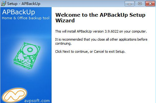 AVPSoft ApBackUp 3.9.6024英文最新版截图（1）