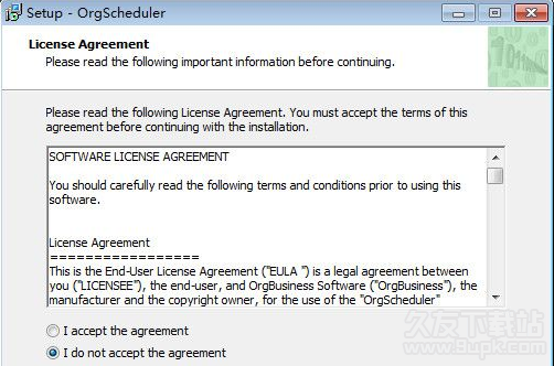 OrgScheduler 7.9.2英文最新版截图（1）