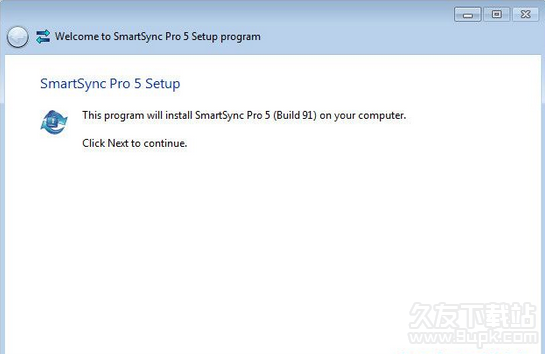 SmartSync Pro 5.1.2英文版截图（1）