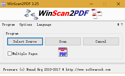WinScan2PDF 3.49免费版截图（1）