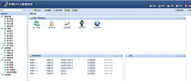 宇博销售CRM管理系统 2.2.4a正式版截图（1）