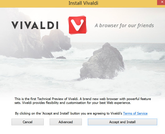 vivaldi浏览器截图（1）