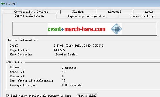 CVSNT 2.5.05.3490正式版截图（1）