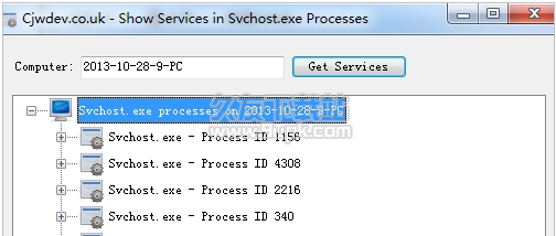 SerVices In SVchost 1.1.0绿色版截图（1）