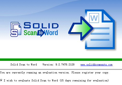Solid Scan to Word 9.3正式版截图（1）