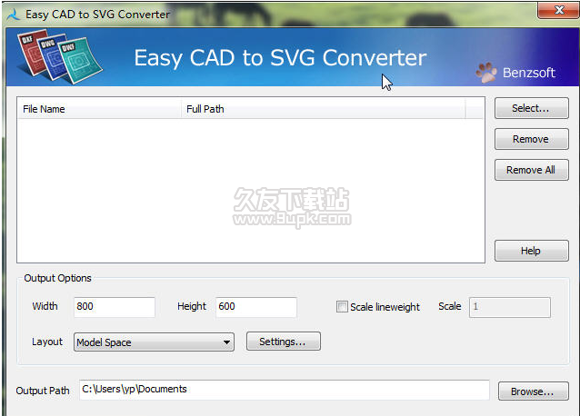 Easy CAD to SVG ConVerter 3.1绿色英文版截图（1）