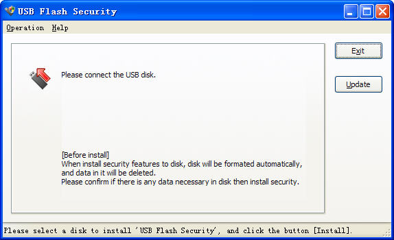USB Flash Security 4.1.1绿色版截图（1）