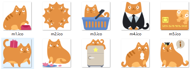 可爱猫咪桌面图标 1.0免费版截图（1）