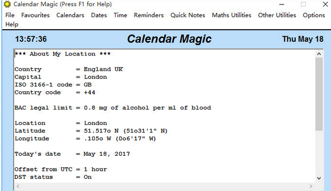 Calendar Magic 19.2官方版截图（1）