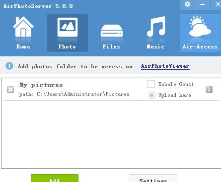 AirPhotoServer 5.2.5官方正式版截图（1）