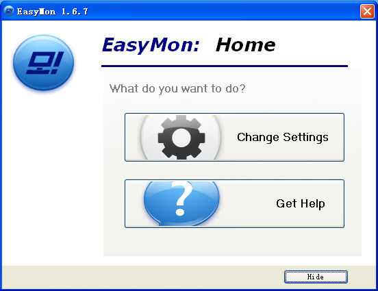 EasyMon 1.6.7绿色英文版截图（1）