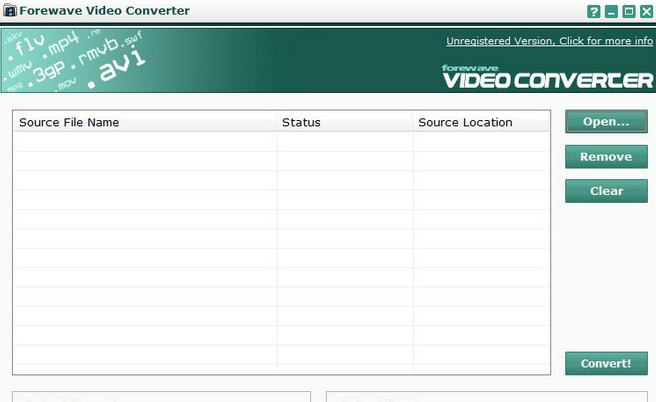 Forewave Video Converter 3.1正式版截图（1）