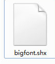 bigfont.shx字体 1.0合集版截图（1）