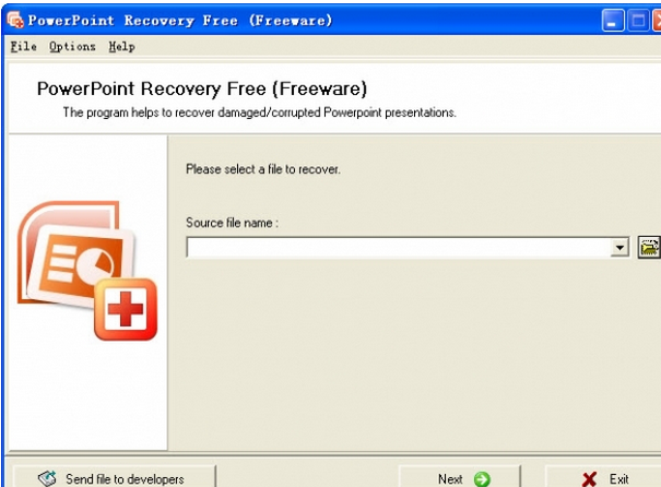 PowerPoint Recovery Free 1.1免费版截图（1）