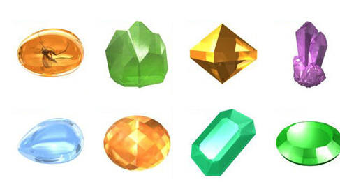 水晶宝石桌面图标 1.0绿色版截图（1）
