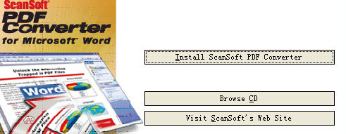 ScanSoft PDF Converter 2.1破解版截图（1）