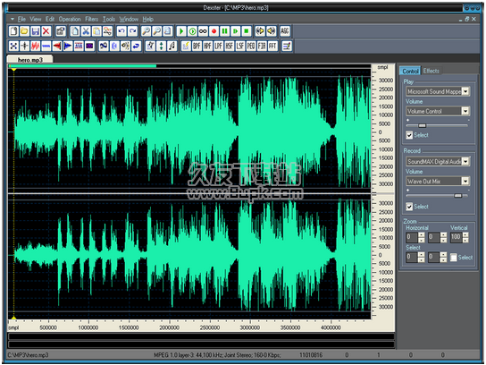 Dexster Audio Editor 4.3官方版截图（1）