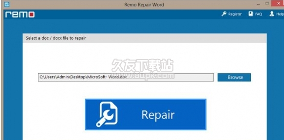Remo Repair Word 2.0.0.28官方版截图（1）