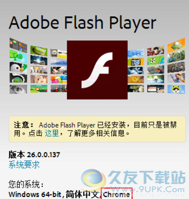 Adobe Flash Player PPAPI for Chrome 26.0.0.138正式版截图（1）