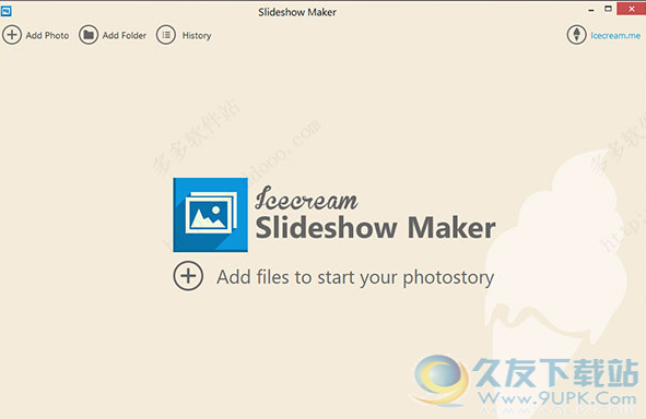 IceCream Slideshow Maker 2.65官方版截图（1）