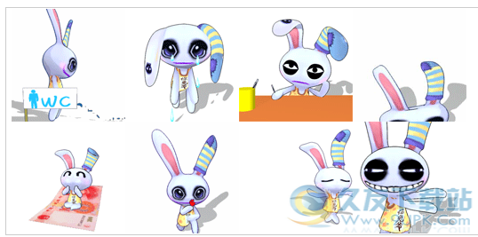 月野兔动态表情包 1.0免费版截图（1）