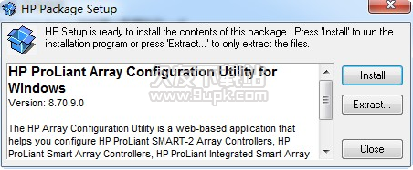 HPArray Configuration Utility 8.70.9官方版截图（1）