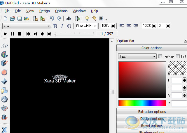 Xara 3D Maker 7.2免费版截图（1）