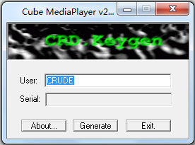 Cube Media2 注册机 1.0绿色版截图（1）