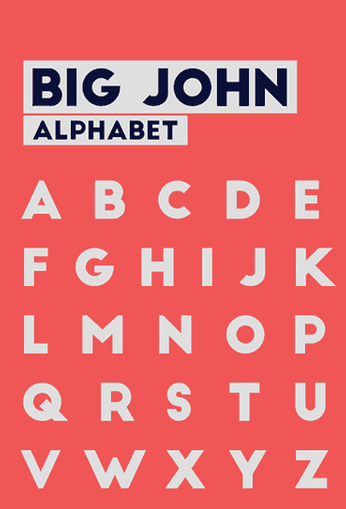 big john字体