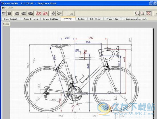 自行车设计图纸