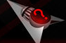 红色太空飞船鼠标指针 1.0完整版